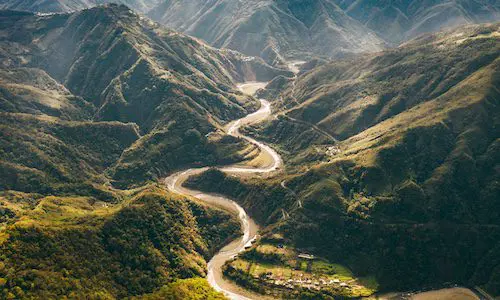 Headwaters of a river
